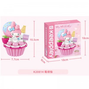 Keeppley K20814 Hello Kitty: My Melody Strawberry Cupcake