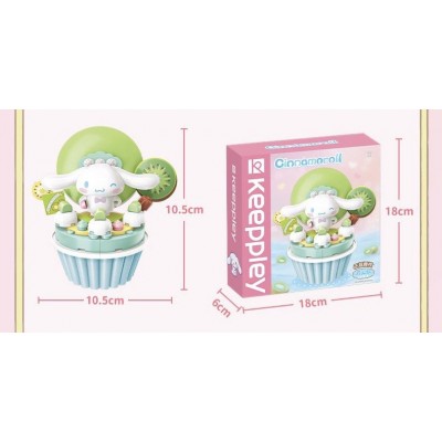 Keeppley K20815 Hello Kitty: Cinnamoroll Kiwi Cupcake