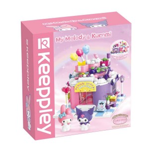 Keeppley K20818 Hello Kitty: My Melody & Kuromi Cake Shop