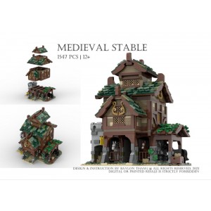 XMork 033003 Medieval Stable -  MOC-80710