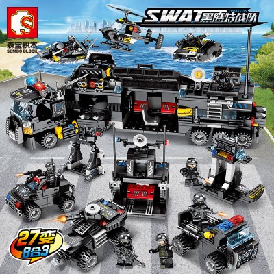 Sembo 102386 SWAT Truck City Police