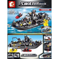 Sembo 102467 Blackhawks: SWAT Patrol Warships