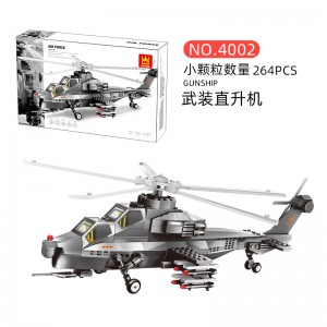 Wange 4002 WZ10 Gunship Attack Helicopter 1:38