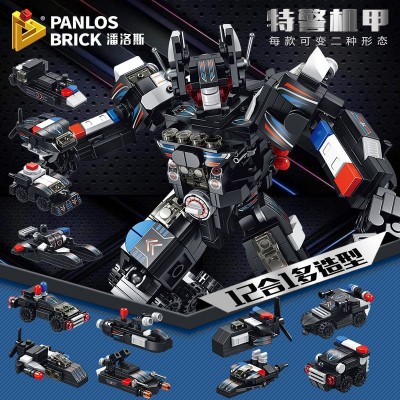 Panlos Brick 633053 SWAT Mecha 12 in 1