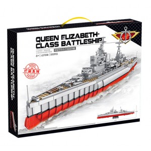Panlos Brick 637008 Queen Elizabeth-Class Battleship