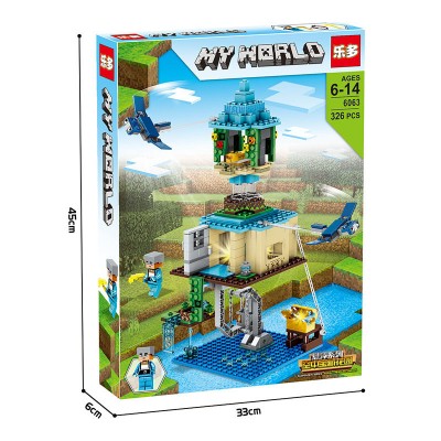Leduo 6063 Minecraft Sky Treasure Garden