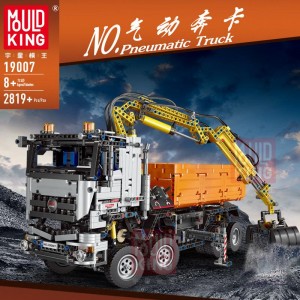 Mould King 19007 Mercedes-Benz Arocs 3245 2-in-1 RC Excavator & Dump Truck Building Set | 2,819 PCS