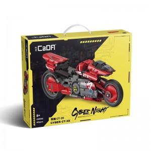 CaDa C64001 Cyber Night: Kusanagi Cyber CT-3X Motorcycle