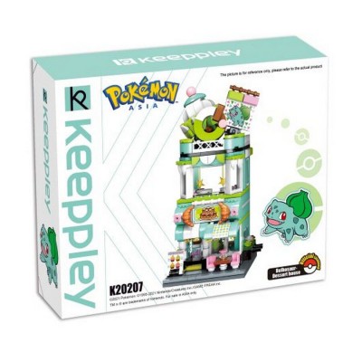 Keeppley K20207 Pokemon: Frog Seeds Themed Dessert House