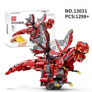 Mould King 13031 Smart Balance Educational Programming: Red Flying Dragon