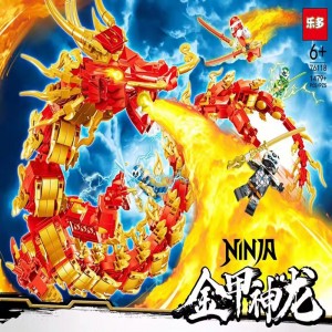 Leduo 76118 Ninjago Golden Armor Dragon