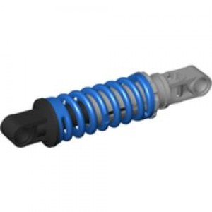 79717 Technic, Shock Absorber 9L with Black and Light Bluish Gray Ends
