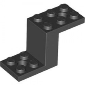76766 Bracket 5 x 2 x 2 1/3 with 2 Holes and Bottom Stud Holder
