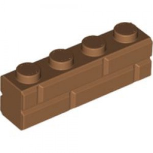 15533 Brick, Modified 1 x 4 with Masonry Profile