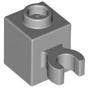 30241b Brick, Modified 1 x 1 with Open O Clip (Vertical Grip) - Hollow Stud