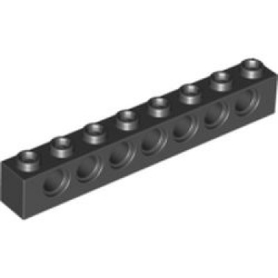 3702 Technic, Brick 1 x 8 with Holes