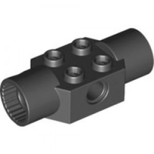 48172 Parts Technic, Brick Modified 2 x 2 with Pin Hole and 2 Rotation Joint Sockets Building Block