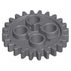 3648 Technic, Gear 24 Tooth (2nd Version - 1 Axle Hole)