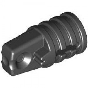 30552 Hinge Cylinder 1 x 2 Locking with 1 Finger and Axle Hole on Ends with Slots