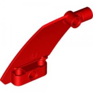 80267 Technic, Panel Curved #61 5 x 7 Tapered Left