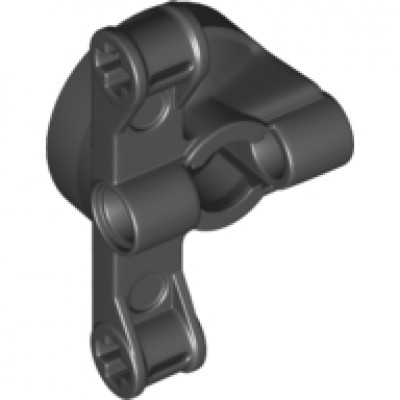 65766 Technic, Steering Wheel Hub Holder with 2 Pin Holes and 2 Axle Holes