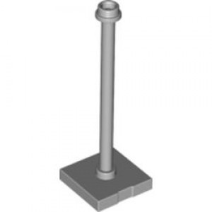 98549 Support 2 x 2 x 5 Bar on Tile Base with Hollow Stud and Stop Ring