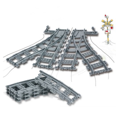 Kazi KY98215-1 Track Plastic (RC Trains) Train Set 1 Switching Tracks