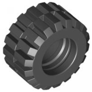 6015 Tire 21mm D. x 12mm - Offset Tread Small Wide