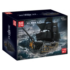 Mould King 13186 Pirates of the Caribbean Black Pearl II Ship Building Model Set | 4,794 PCS