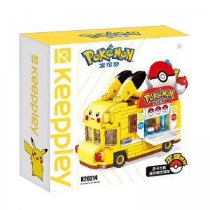 Keeppley K20214 Pokemon: Pikachu Mini Pokemon Cart
