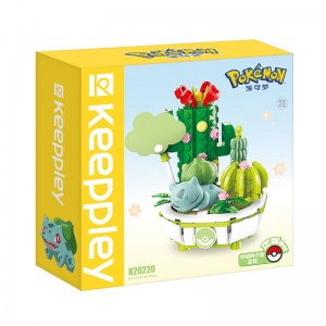 Keeppley K20220 Pokemon: Potted Frog Seed Cactus