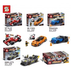 Sheng Yuan 6796 6797 6798 6799 Speed Champions 6796  -6799 Set 4 in 1