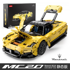 Rastar 93510 1:8 Maserati MC20 (Static Version) Building Block | 3,400 PCS