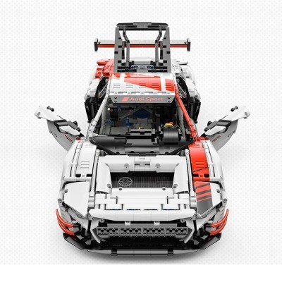 Rastar 99310 1:8 Audi R8 LMS GT3 (Static Version) Super Sports Car Building Block | 3322 PCS