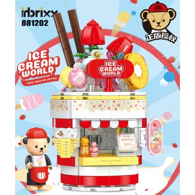 inbrixx 881202 Teddy Bear: Strawberry Ice Cream World