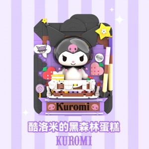 Top Toy TC1503 Sanrio Building Block Print: Kuromi's Black Forest Cake