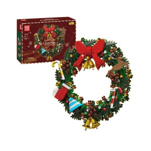 Mould King 10073 Christmas Eucalyptus Wreath Building Set | 1,002 PCS