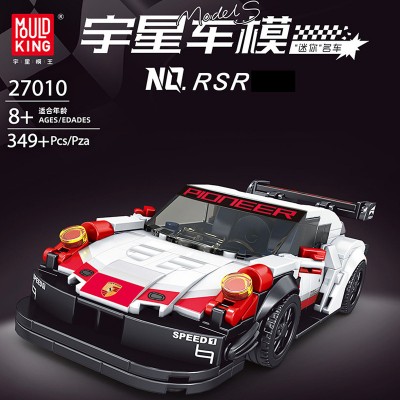 Mould King 27010 Porsche 911 RSR Sports Car Model Building Set | 349 PCS