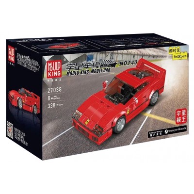 Mould King 27038 Rosso Corsa Ferrari F40 Car Model Building Set | 338 PCS