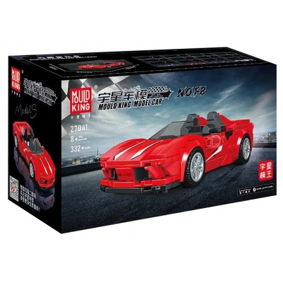 Mould King 27041 Ferrari F8 Supercar Model Building Set | 332 PCS