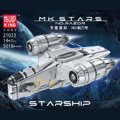 Mould King 21023 Star Wars The Razor Crest Starship Model Building Set | 5,018 PCS