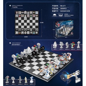 Juhang 671 Star Wars International Chess Building Block | 3,800 PCS