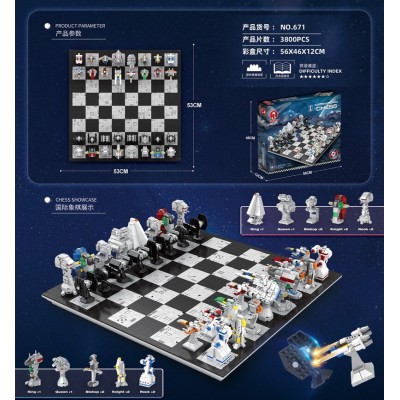 Juhang 671 Star Wars International Chess Building Block | 3,800 PCS