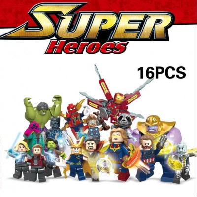 Decool 0297 - 0312 Avengers: Infinity War Minifigures Set 16 in 1