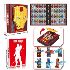 103-2 Iron Man 52 Minifigures Book Building Block | 2,944 PCS
