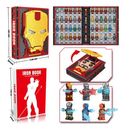 103-2 Iron Man 52 Minifigures Book Building Block | 2,944 PCS
