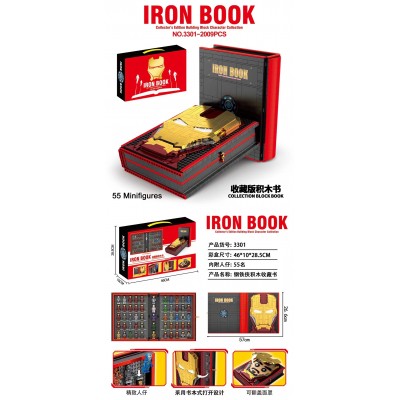 3301 Iron Man Minifigures Book