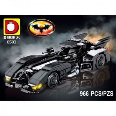 DLP 8503 1989 Batmobile Limited Edition Pull Back Car Building Block | 966 PCS