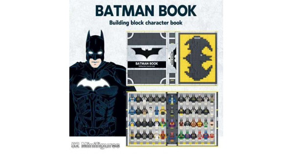 J13002 Batman Minifigures Book
