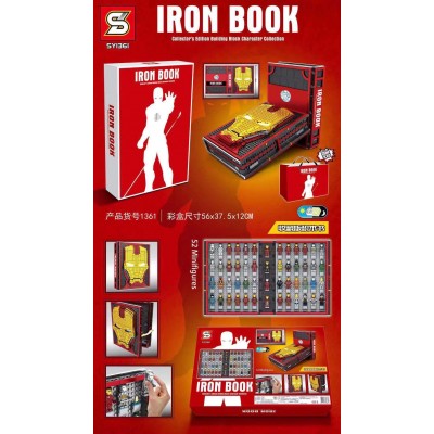 SY1361 Iron Man Minifigures Book